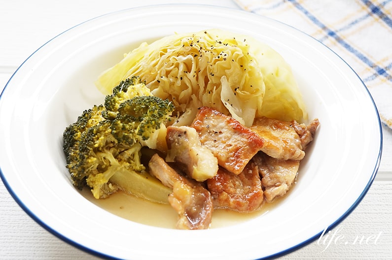 大原千鶴さんの豚肉とキャベツの重ね煮のレシピ。きょうの料理で話題。