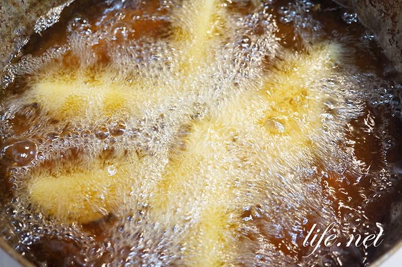 里芋フライのレシピ。子供に人気！薄皮を残すのがポイント。