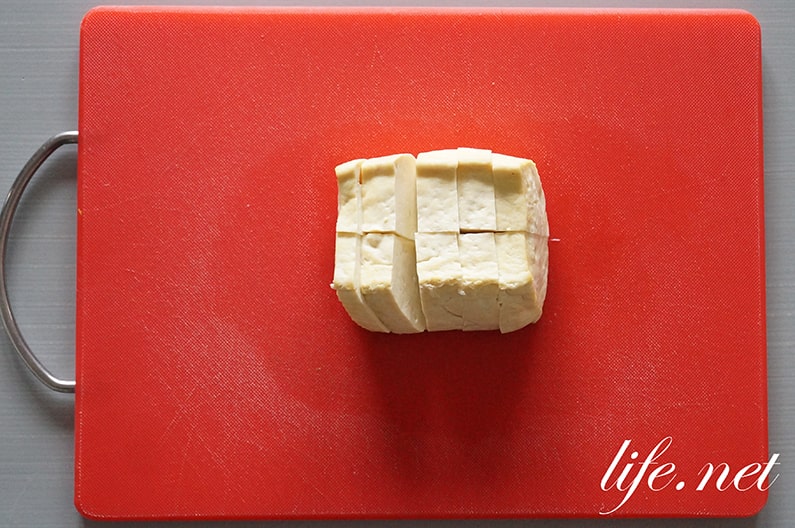 家事ヤロウの豆腐ベーコン巻き串のレシピ。おつまみにもおすすめ。
