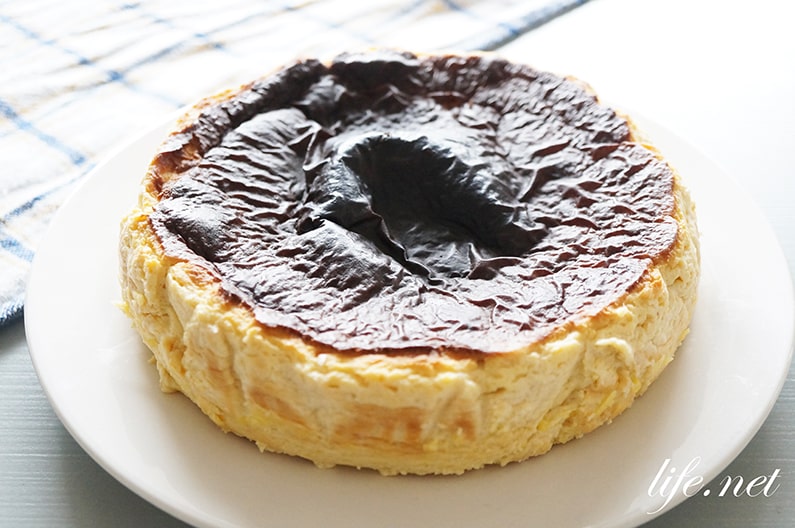 山本ゆりさんのバスク風チーズケーキのレシピ。トースターで簡単！