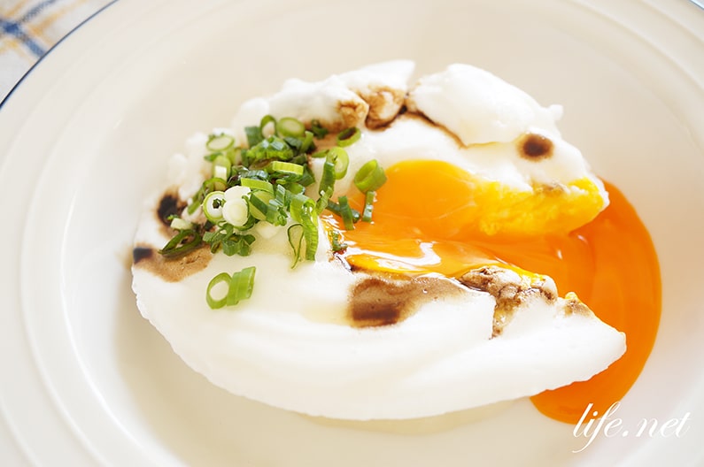 家事ヤロウの卵かけ餅のレシピ。卵かけご飯風、TKM。