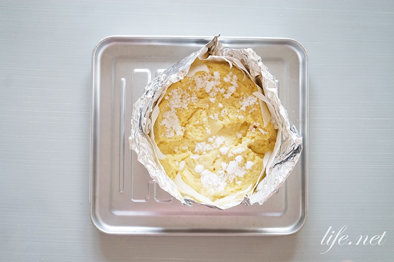 山本ゆりさんのバスク風チーズケーキのレシピ。トースターで簡単。