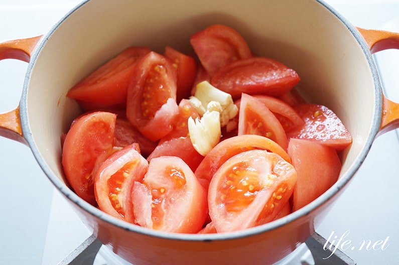 志麻さんのトマト油の作り方。簡単！万能トマトソースのレシピ。