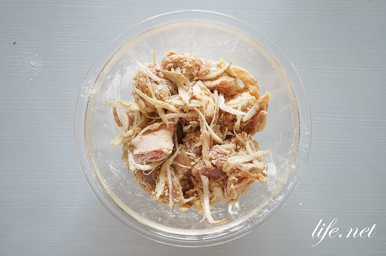 あさイチの青森の鶏ごぼう唐揚げの作り方。甘辛いたれに絡めた絶品唐揚げ。
