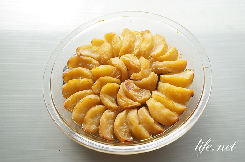 志麻さんのりんごのタルトタタンのレシピ。レンジとオーブンで簡単。