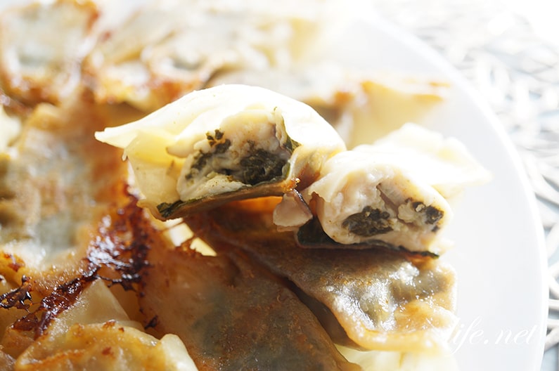 志麻さんの牡蠣餃子のレシピ。大葉と牡蠣が入った絶品餃子。