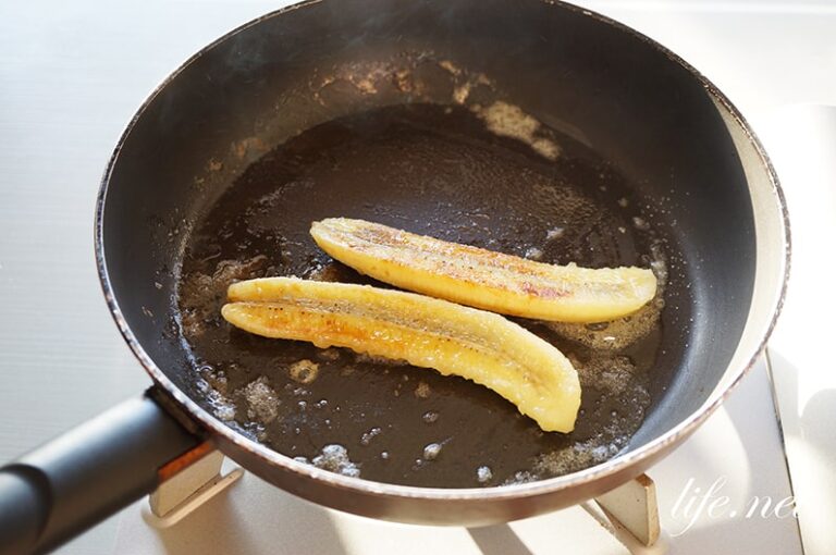 焼かないバナナスプリットパイのレシピ