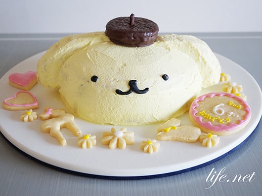 ポムポムプリンの手作りケーキのレシピ。子供の誕生日に作りました。